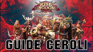 GUIDE CRISE DE CÉROLI POUR DÉBUTANTS  TIPS ET ASTUCES  Rise of Kingdoms FR [upl. by Frodina]