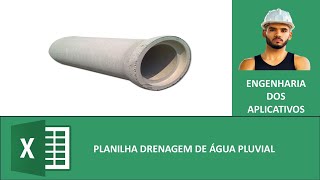 PLANILHA DIMENSIONAMENTO DE GALERIAS DE ÁGUA PLUVIAL WHATSAPP 5519998229736 [upl. by Ynahpit]