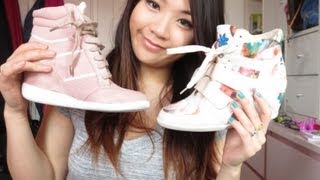 Fashion Sneaker Wedges Haul [upl. by Ignacius112]