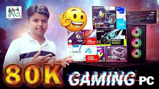 Rs 80000 Gaming amp Editing PC Build 2024  Intel i5 13400F amp RTX 3060 🔥🔥 [upl. by Vidal152]