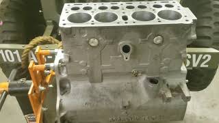 Rebuilding a L134 jeep engine [upl. by Ahsenod761]