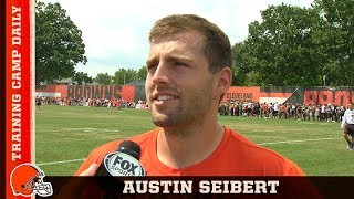 Training Camp Daily Austin Seibert  Cleveland Browns [upl. by Conney]