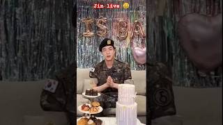 this is the first 😮 live 🤠 after military 🎖️🪖jin jinlive Bts viral btsarmy [upl. by Sillaw255]