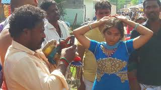 MALAIYANUR SAMI ATTAM BY YOUNG GIRLSமலையனூர் சாமி ஆட்டம்GHOST CHASE SALEM GIRLS DANCE [upl. by Alset]