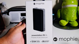 Mophie Powerstation PD XL Unboxing Type C 18W Fast Charge amp 10050 Mah [upl. by Fenella]