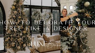 How to Decorate Your Christmas Tree Like a Designer [upl. by Wilinski]