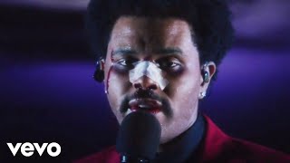 The Weeknd  Blinding Lights Live On Jimmy Kimmel Live  2020 [upl. by Nimajeb]