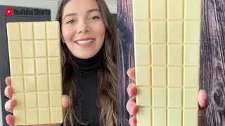 How To Make White Chocolate At Home Without Coconut Oil  Simple and Delish by Canan [upl. by Aknahs888]