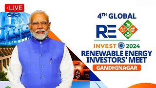 Inauguration of the 4th Global Renewable Energy Investors Meet and Expo in Gandhinagar Gujarat [upl. by Arzed]