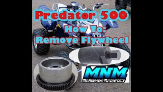 Polaris Predator 500  Flywheel Removal  NO Spark  Charging Rotor Issue  Link Below [upl. by Lester498]