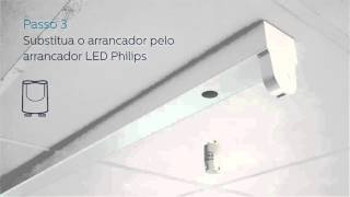 Instalação dos balastros LEDtube 720P da Philips [upl. by Norad]