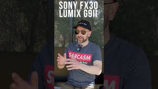 Sony FX30 vs LUMIX G9II Which One is for You shorts [upl. by Noryt206]