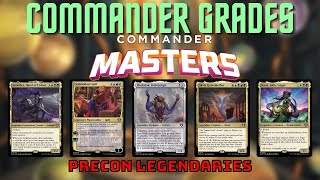 Commander Grades  The Best Precon Commanders from Commander Masters [upl. by Aital74]