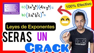 ✅LEYES de los EXPONENTES Ejercicios Resueltos 𝘼𝙥𝙧𝙚𝙣𝙙𝙚 𝙘𝙤𝙣 3 𝙞𝙙𝙚𝙖𝙨 𝙨𝙞𝙢𝙥𝙡𝙚𝙨 😎​🫵​💯​ Álgebra [upl. by Aneehsram134]