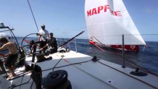 Team Vestas Wind vs MAPFRE Protest  MidAtlantic [upl. by Clarey]