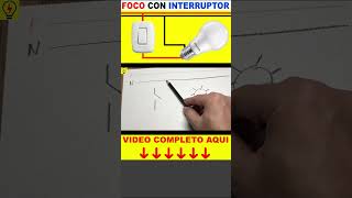 Como conectar un Foco con Interruptor para principiantes [upl. by Bergerac939]