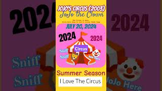 JoJos Circus 🎪 July 20 2024 Shorts Singing the JoJos Circus Theme Song jojocircus Girls Rule [upl. by Osnofledi]