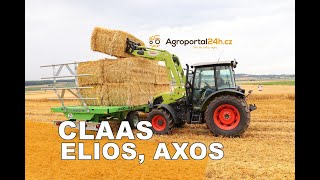 CLAAS ELIOS 200 ELIOS 300 a AXOS 200 Nové kompaktní traktory [upl. by Meehyr902]