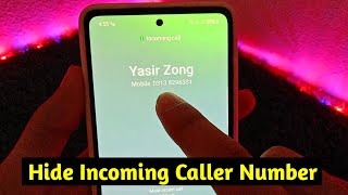 How to Hide Incoming Caller Number on Any Android Phone  Sky tech [upl. by Kalvin86]