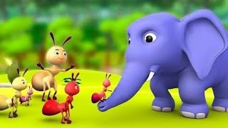 Hathi raja  Hindi nursery rhymes Hindi Rhymes for children Kids song  bacchon ki poem [upl. by Chilson]