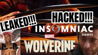 WOLVERINE GOT LEAKED AND INSOMNIAC GOT HACKED [upl. by Kimura]