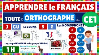 Apprendre toute lorthographe de CE1 [upl. by Nakre]