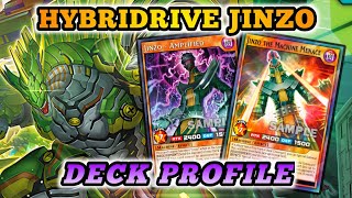 HYBRIDRIVE JINZO  DECK PROFILE  YuGiOh Rush Duel  EDOPRO [upl. by Haraj]