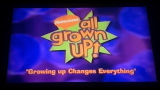 All Grown Up Growing Up Changes Everything RARE UK VHS Opening [upl. by Ynnaf492]