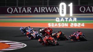 MOTOGP  SEASON 2024  QATAR  01 [upl. by Laro726]