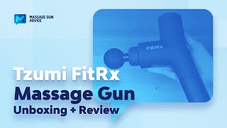 Tzumi FitRx Massage Gun Detailed Video Review amp Tests [upl. by Hgielrac]