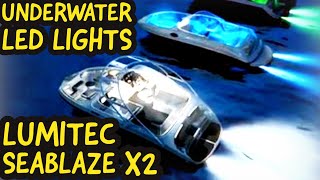 Lumitec Seablaze X2 Installation Color changing LED Underwater BOAT LIGHT LumitecLighting [upl. by Carma]