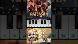 Ratsasan bgm keyboard notes shorts Short trending [upl. by Namrac]