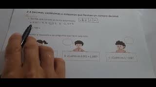 24 DÉCIMAS CENTÉSIMAS O MILÉSIMAS QUE FORMAN UN NÚMERO DECIMAL CUADERNO DE EJERCICIO RECUERDA [upl. by Nivej]