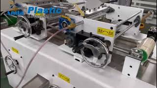 Three roller pvc edge band printing machine Anda Machinery [upl. by Barde175]