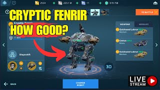 Insane Cryptic Fenrir Cestus Labrys How Good War Robots Update 93  Giveaway Winners WarRobots [upl. by Hosfmann595]