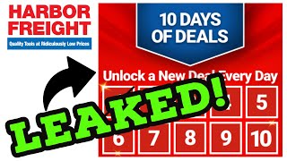 Harbor Freights 10 Days of Deals LEAKED [upl. by Darrelle]