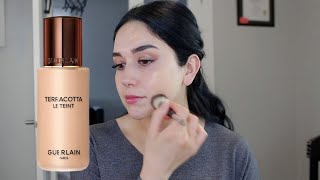 Guerlain Terracotta Le Teint Healthy Glow FoundationReview [upl. by Yablon927]