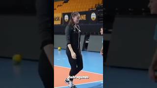 Zehra gunes 💞💞bollyball turkish 💞❤️cute girls player zehragunesshortvideo volleyballviralvideo [upl. by Younglove482]