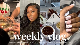 WEEKLY VLOG MY FIRST MAINTENANCE IN ATLANTA  ROAD TRIP TO NASHVILLE  FREAKNIK AT FISK [upl. by Gregoire]