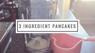 3 Ingredients Pancakes  Easy Vegan Recipe [upl. by Slayton]