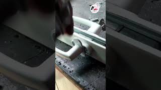 Aluminium विंडों में handle lock केसे लगाते हैं  shorts [upl. by Dorsman352]