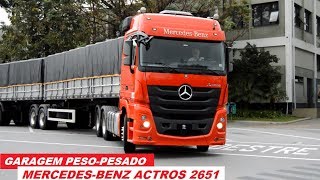 Garagem PesoPesado MercedesBenz Actros 2651 [upl. by Enortna]