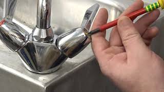 How To Repair A Leaking Tap Changing A Ceramic Tap Gland [upl. by Hutchins]