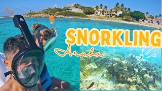 SNORKLING IN ARUBA II EAGLE BEACH amp BOAT FEST aruba onehappyisland snorkeling gopro [upl. by Lamag]