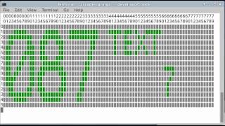 Simulating DOTMATRIX display in console [upl. by Neff]