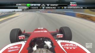 2013 Indy Lights Round 5 Milwaukee 100 Full Race [upl. by Simson48]