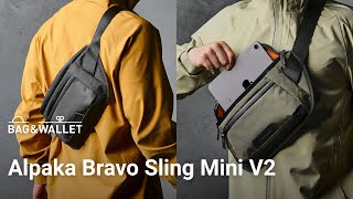 Обзор слингсумки Alpaka Bravo Sling Mini V2 [upl. by Velasco]