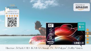 Hisense Televisor 50A6K UHD 4K VIDAA Smart TV 50 Pulgadas [upl. by Durman172]