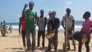 Zouglou music in GrandBassam Cote dIvoire [upl. by Kincaid]