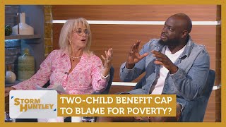 Twochild benefit cap to blame for poverty Feat Carole Malone amp Marvyn Harrison  Storm Huntley [upl. by Mapes]